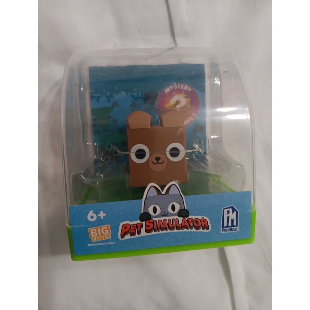 Pet Simulator Series 2 BEAR CUB Mini Figure With Mystery DLC Roblox Phat Mojo